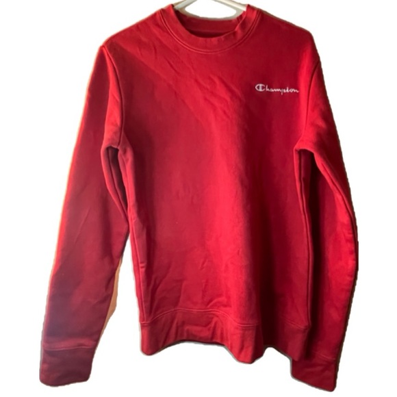 Champion Red Crewneck - Picture 1 of 4
